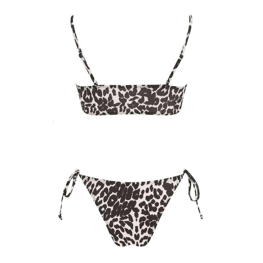 Women's Swimsuit 2025 New Leopard Two Piece Bikini Swimwear Thong Bikinis Set For Women Sexy Bathing Suits Triangle Swimsuits Z260206