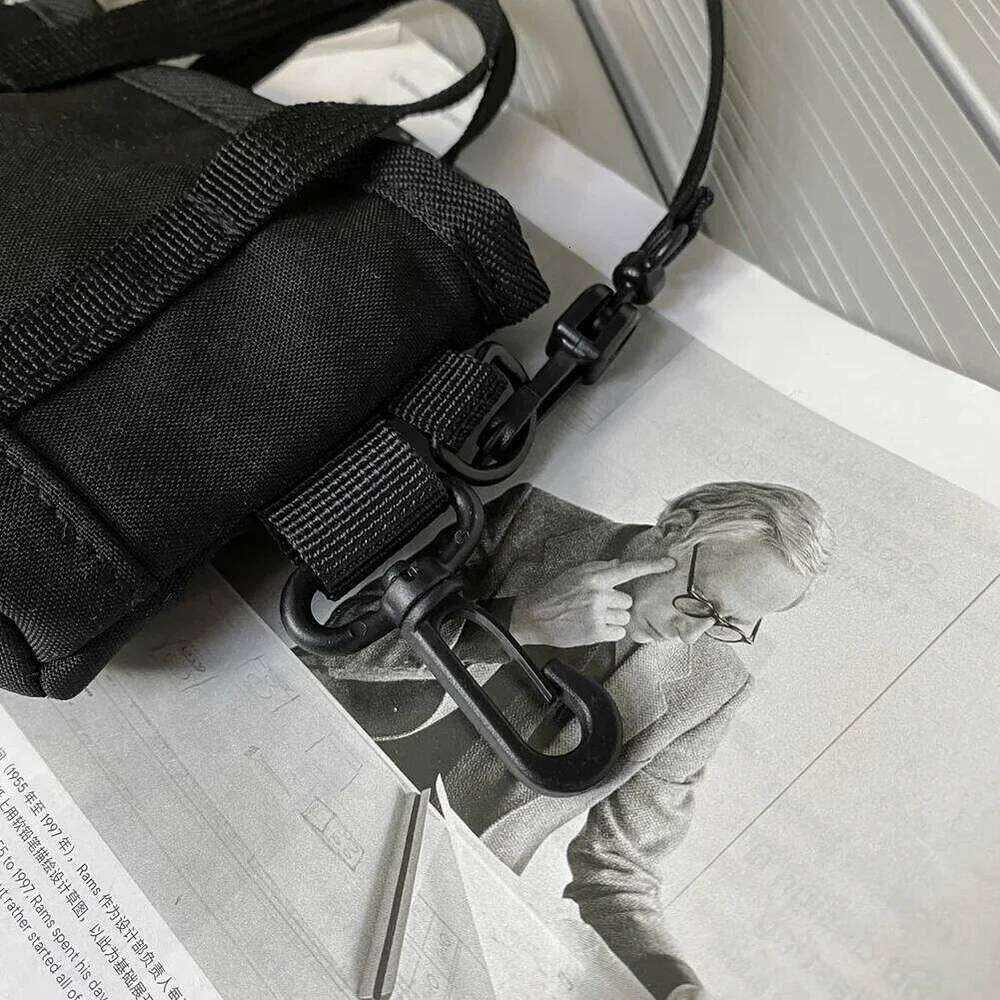 Retro Shoulder Bags Nylon Solid Color Messenger Lady Men Zipper Small Crossbody Bag for Outdoor Running XJ260129