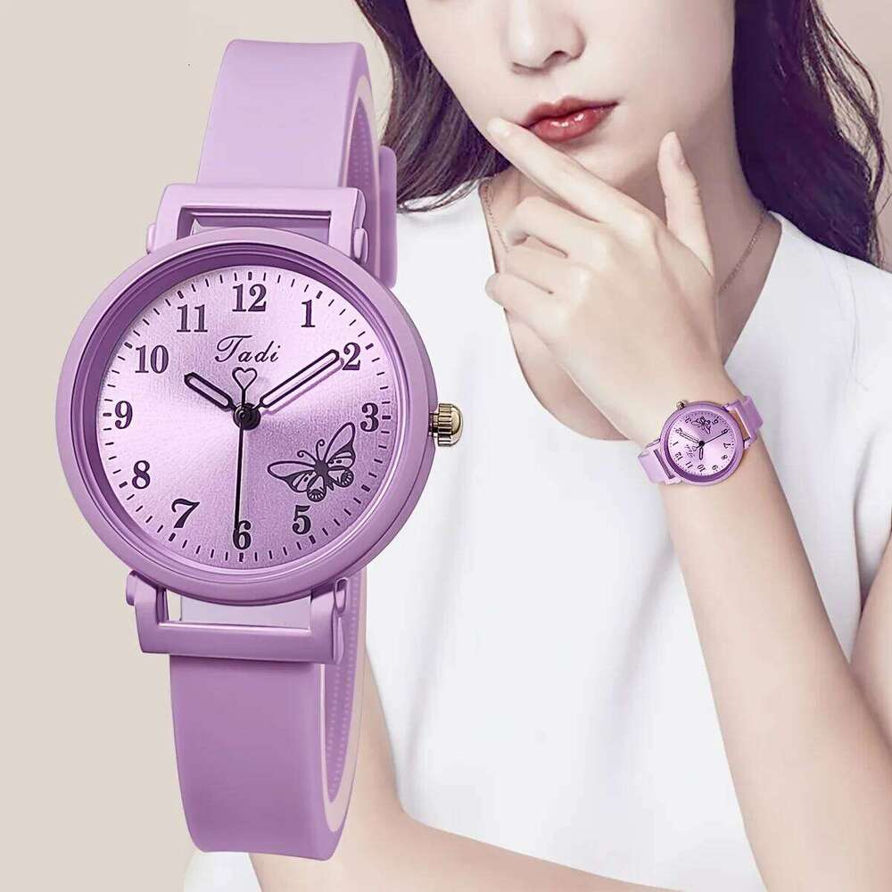 Fashion Arabic Dial Women Quartz Watch Casual Silicone Band Ladies Wristwatch Reloj Mujer Z260206
