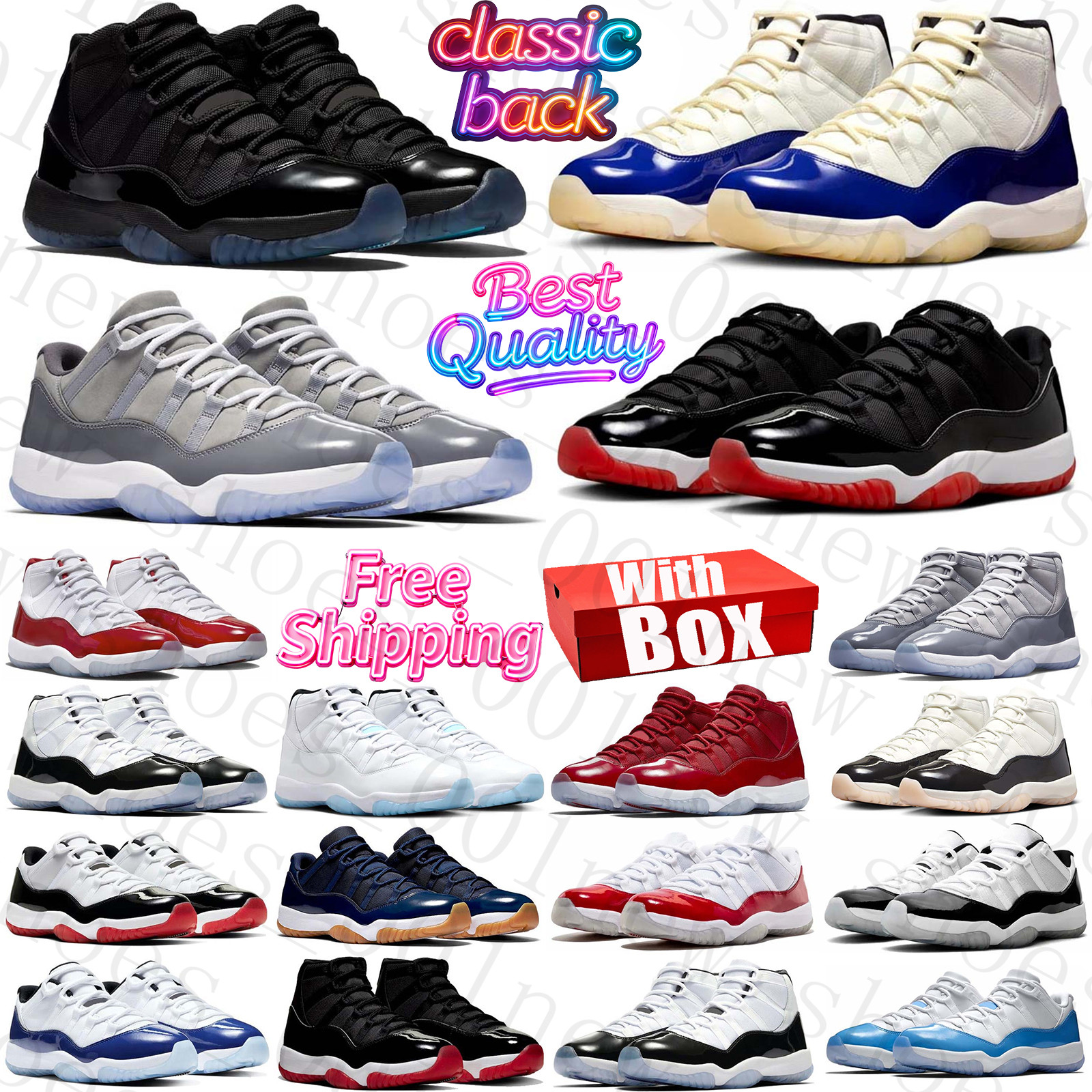 Free Shipping with box Designer jordan11sgamma jordan11men jordans11shoes jordan11low gamma blue 11 2025 Basketball sneakers men women trainers Sports