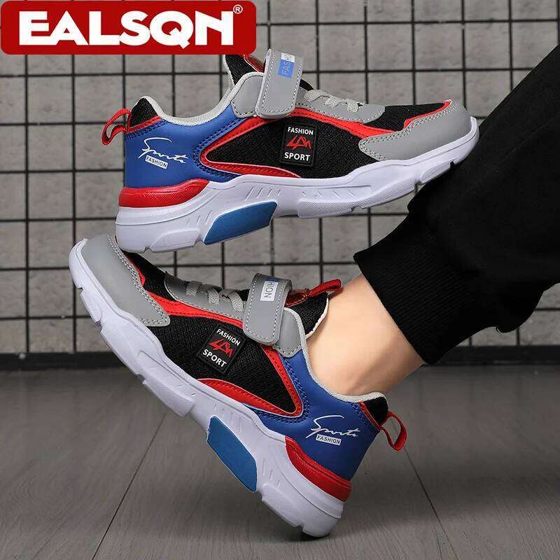 Children's for Boys, Fashionable Mesh Breathable Casual Sports Shoes Lightweight Student's Running Sneakers 26Y0206