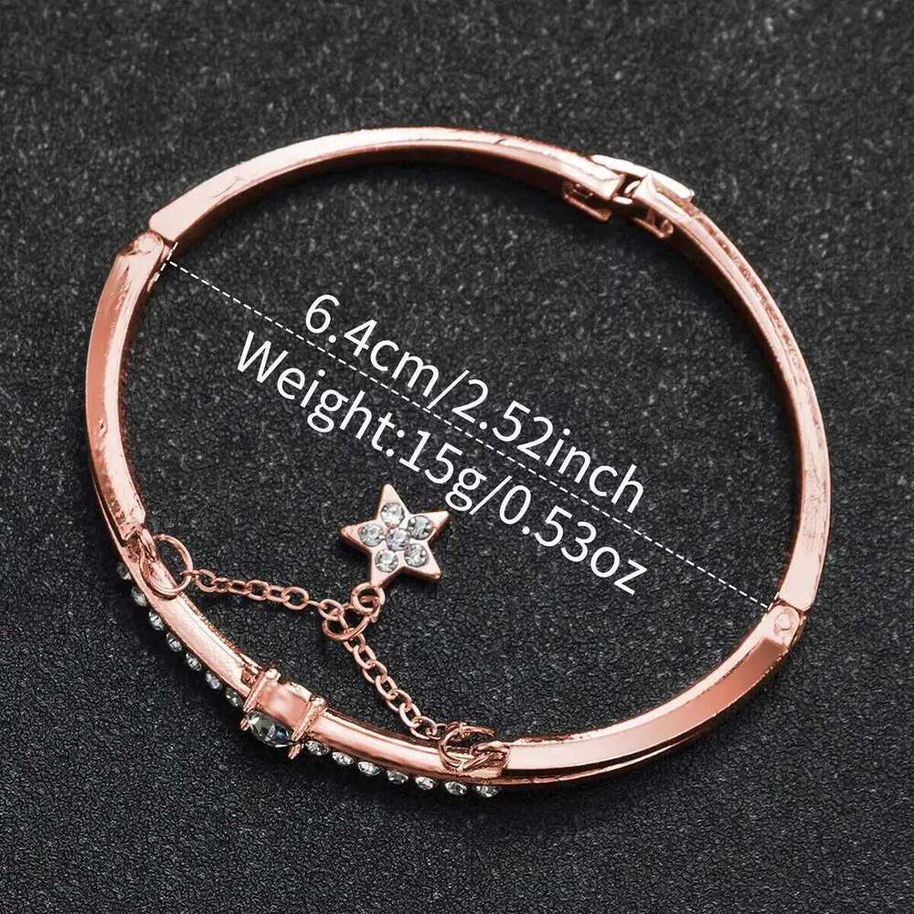 2PCS Fashion Women's Watches Magnet Buckle Mesh Strap Analog Quartz Watch Star Bracelet Set Reloj Mujer Z260206