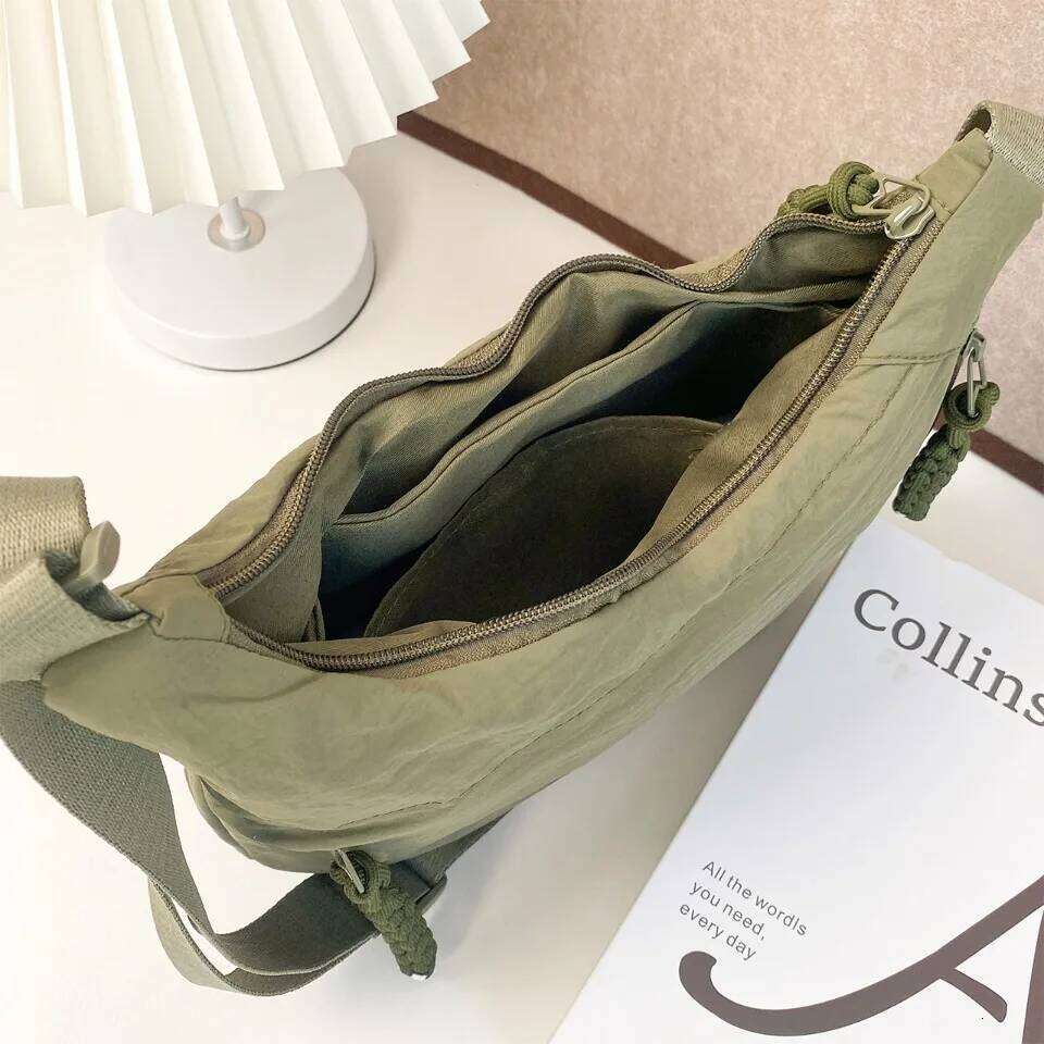 Women's Nylon Crossbody Large Capacity Messenger Pack Leisure Versatile Shoulder Hobos Bag Tote Bags XJ260129