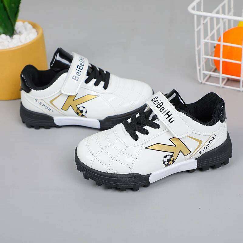for Kids 2024 New Children Football Cleats Fashion Firm Ground Soccer Shoes 26Y0206