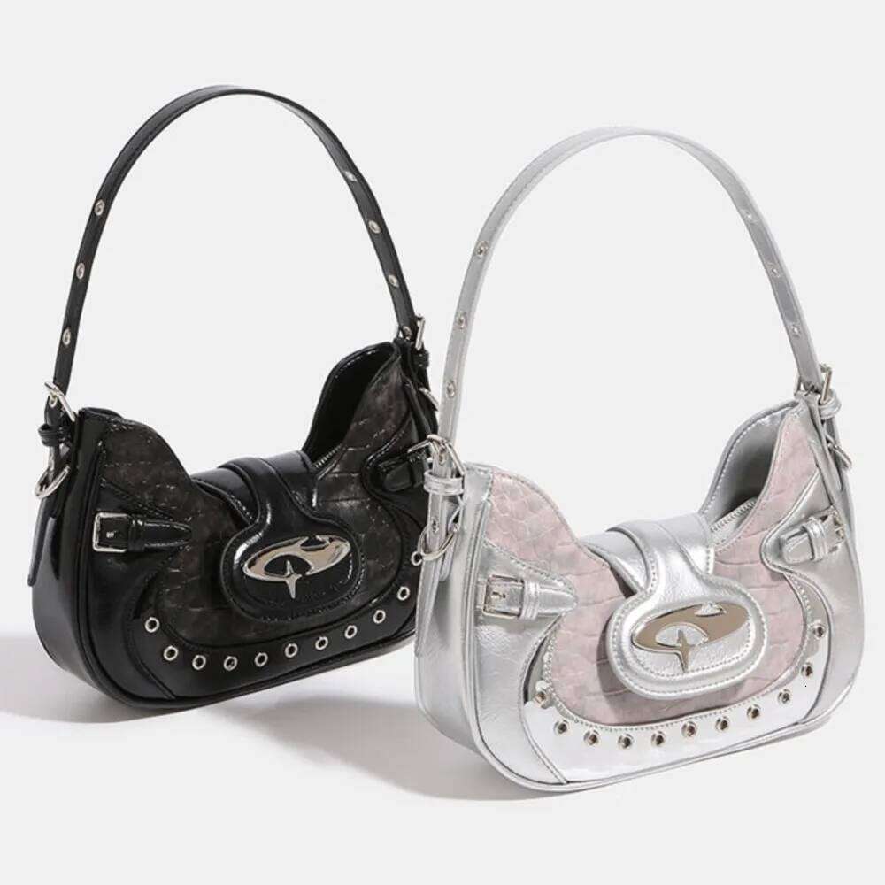 JIAERDI Hot Girls Y2k Handbag Women Vintage Moto Biker Leather Pink Shoulder Female Retro Casual Crossbody Bags Bolso Mujer Y260205