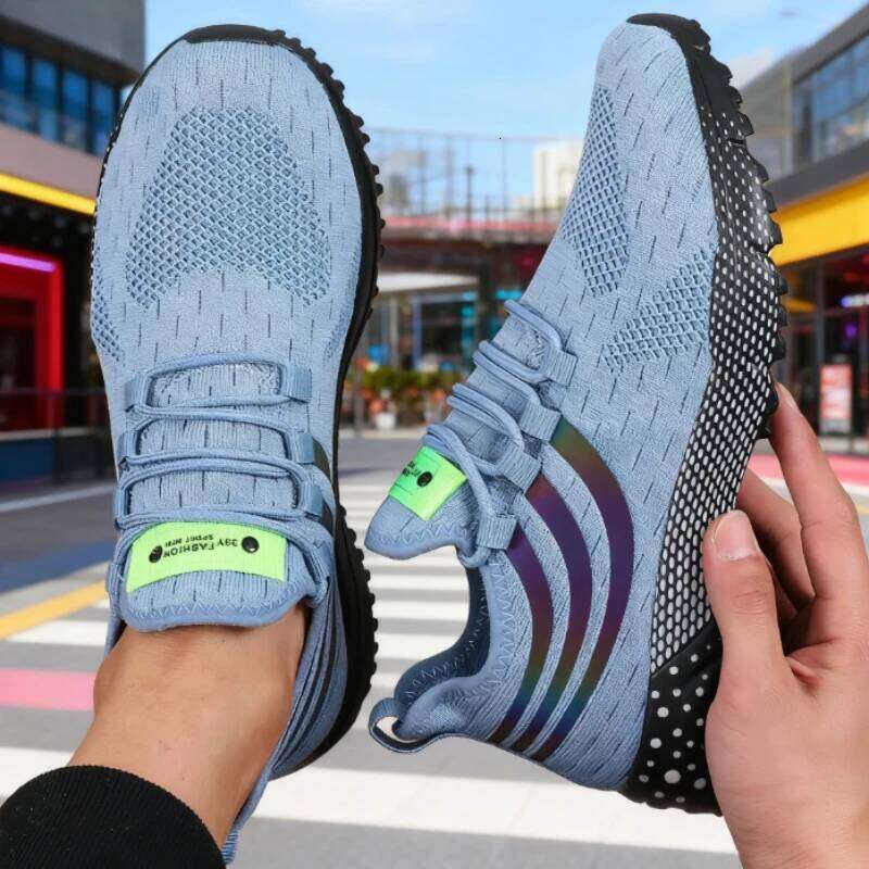 Mesh Running Shoes Comfortable Breathable Vulcanized Lightweight Non Slip Flat Designer Sneakers Casual Outdoor Men's Shoe