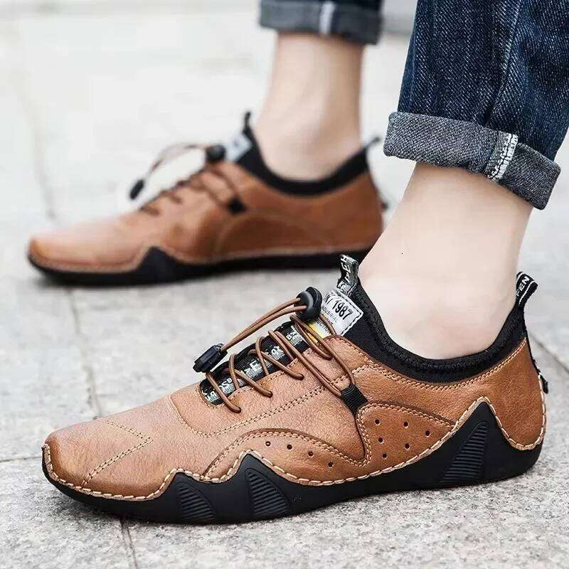 Fashionable Men's Bare Boots Breathable Retro Trendy Street Style Casual Fitness Training Daily Activity Commuting Shoes