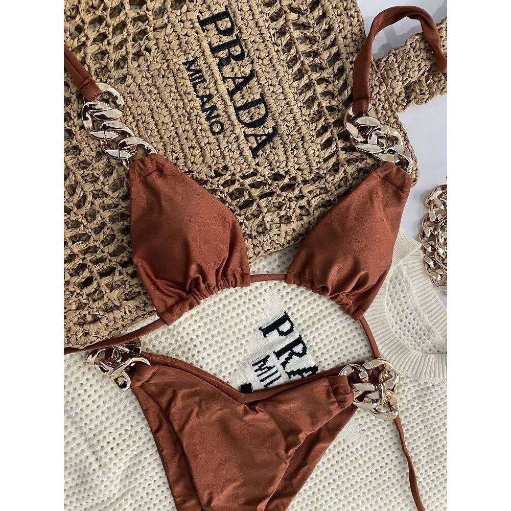 RUOTONGSEPT New Sexy 2023 Triangle Bathing Suit for Women Brazilian Bikini Set 2-piece Halter Swimwear Push Up Swimsuit Z260206