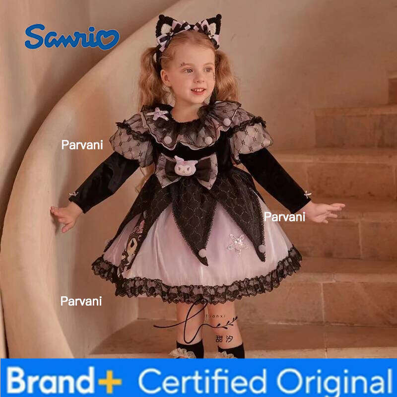 Sanrio Handmade Autumn Long Sleeve Lolita Princess Cosplay Dress Birthday Girls Halloween Costumes H260206 - view 3