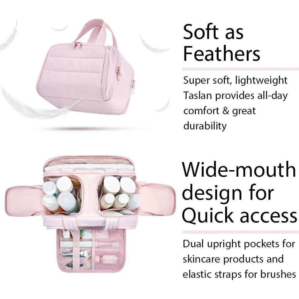 Large Capacity Cosmetic Bag Female Travel Wash Handbag Bathroom Partition Shower Makeup Pouch Waterproof Toiletries Organizer Y260206