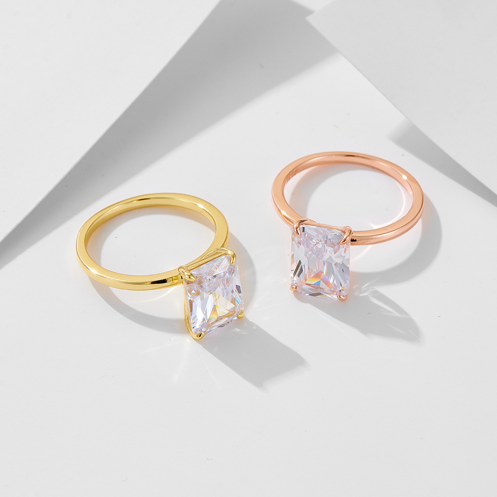 S925 Silver Wedding Banquet Set Combination Ring Hand Accessories