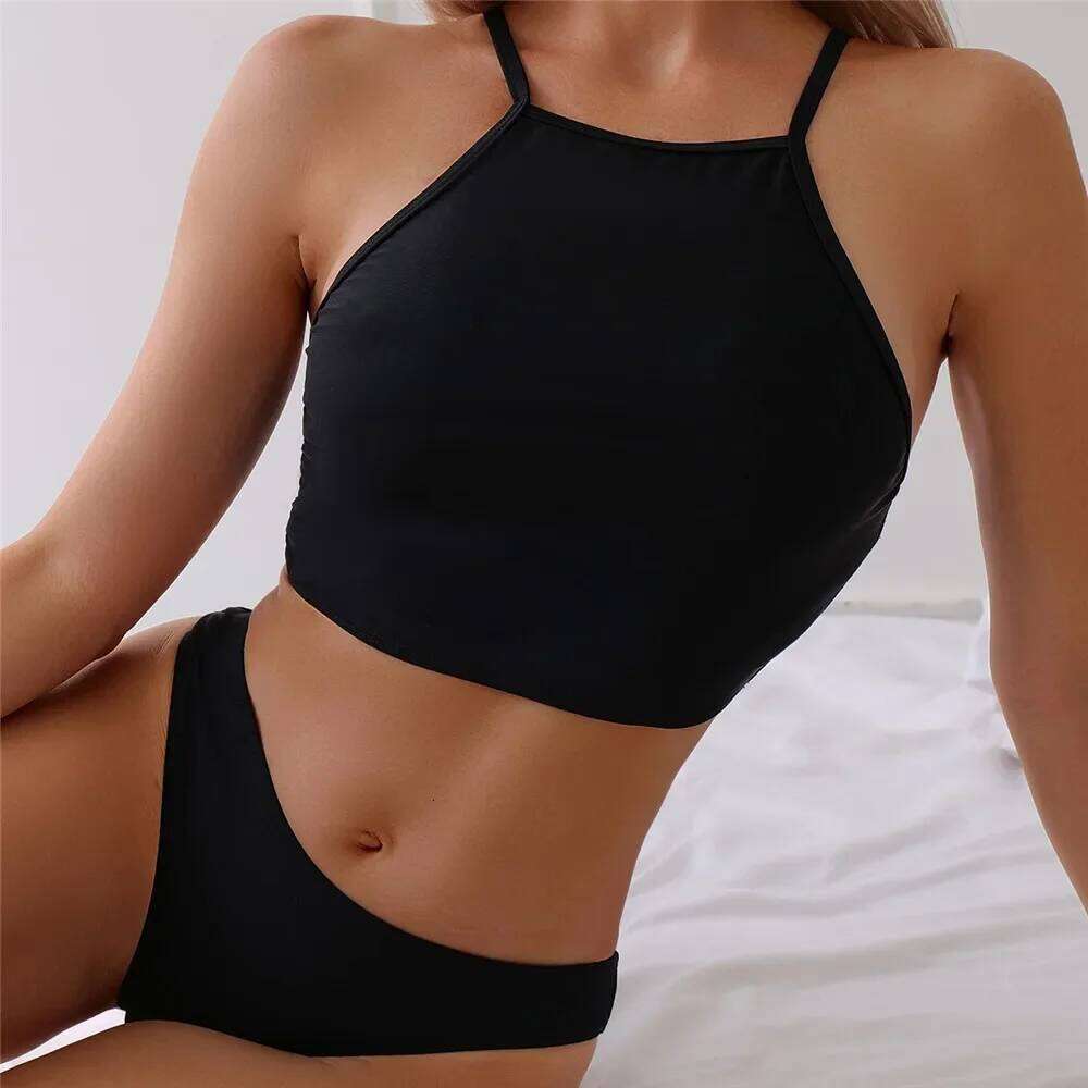 Black Bikini Mujer Sexy Swimsuit Women 2025 Push Up Swimwear Summer New Bathing Suit Brazilian Bikinis Sets Beach Swimming Wear XJ260206