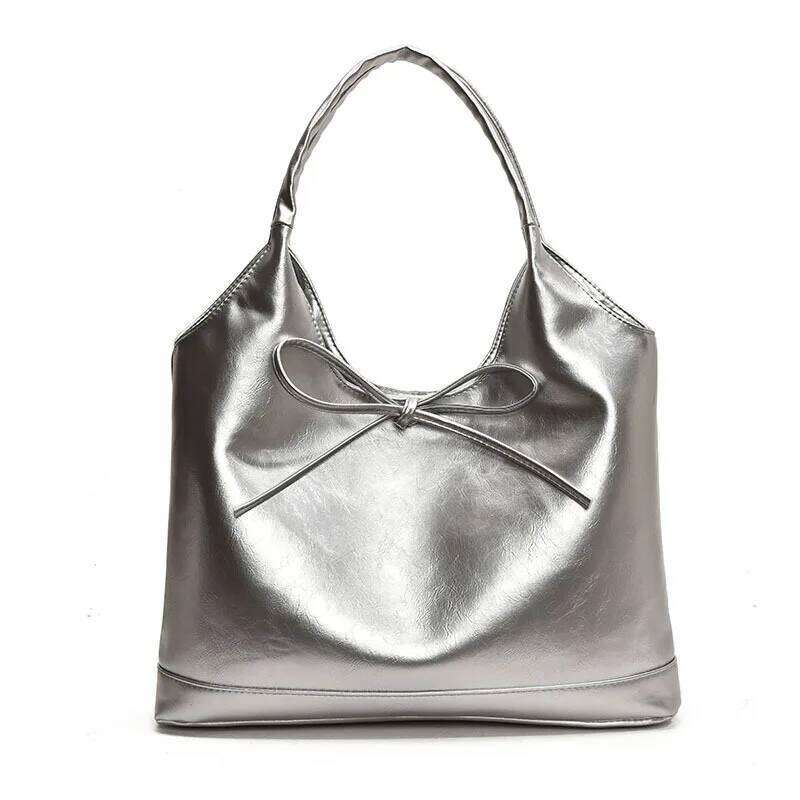 Bow Knot Crossbody for Bucket Bag Trendy Women Shoulder Bags Fashionable Casual Purse and Handbags Sac Y260205