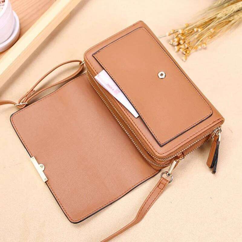 Women's Wallet Korean Handbag Multi Card Large Capacity Casual Shoulder Bag Mobile Phone Packet Fashion New Style Y260206
