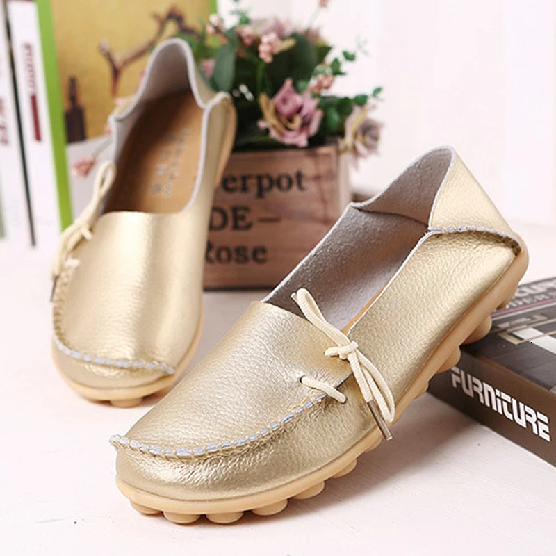 Women Flats Sell Colourful Leather Women Loafers Ballet Pointed Toe Flats Ladies Shoes Loafers Plus Size 44 Zapatos De Mujer 260124