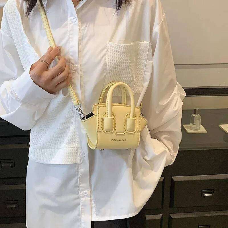 Crossbody Women's Summer 2025 New Handbag High Quali Earphone Red Envelope Korean Sle PU Leather Bag Y260205