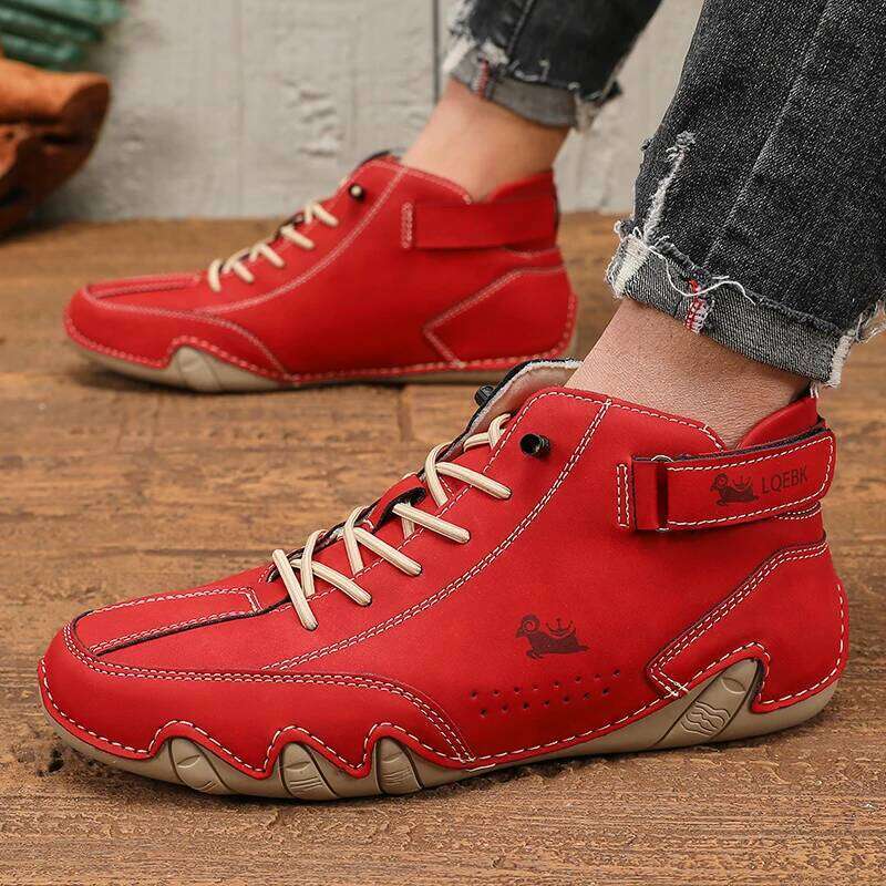 Men's Eye-catching Retro Design Flat Are Comfortable Breathable Non Slip Lightweight Durable Outdoor Walking Trend Shoes