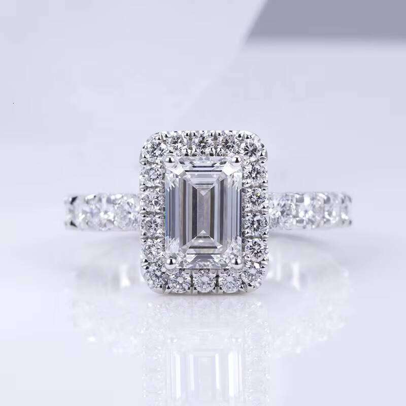 Msr-1384 Customized Jewelry Pt950 14K 18K IGI Lab Eternity Wedding Diamond Engagement Ring