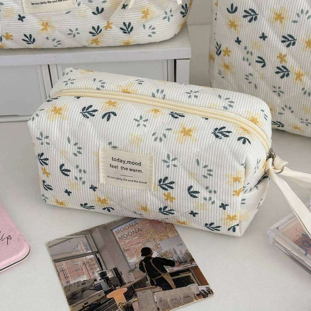 Makeup Brush Case Set of Bags Tote Travel Cosmetics Make Up Organization Quilted Pouch Women Toiletry Bag Y260206