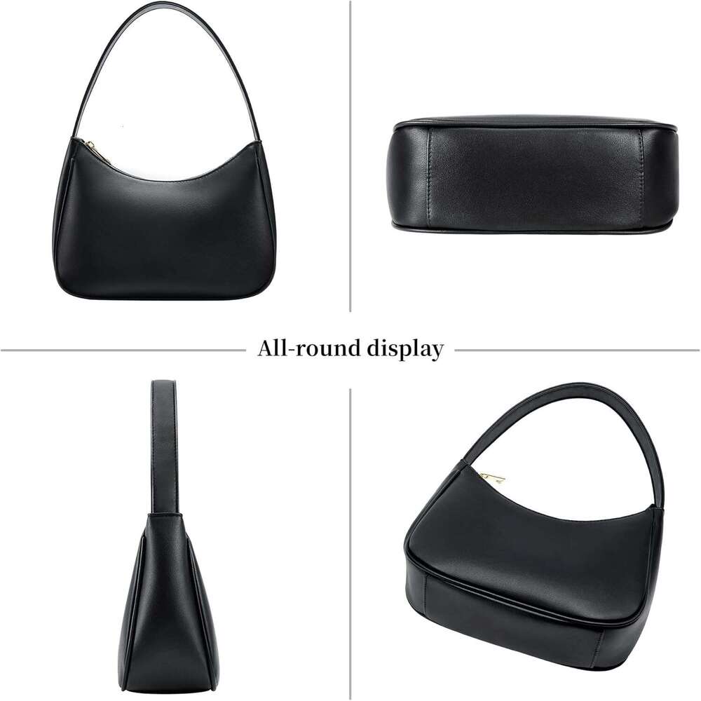 Women S Shoulder Bags Small Hobo Tote Elegant Clutch Purse With Zipper Closure