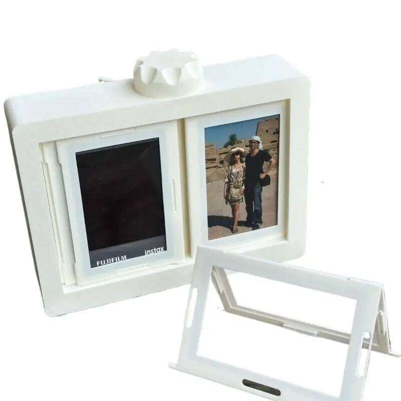 1 Pc Rotatable Idol Photocard Frame - Kpop Picture Display Stand Desk Accessory Room Desktop Decor Photo Holder S260205