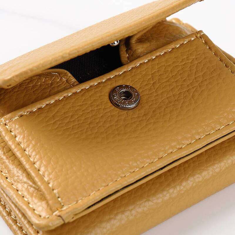 New Women PU Leather Purses Female Cowhide Wallets Lady Small Coin Pocket Rfid Card Holder Mini Money Bag Portable Clutch Y260206