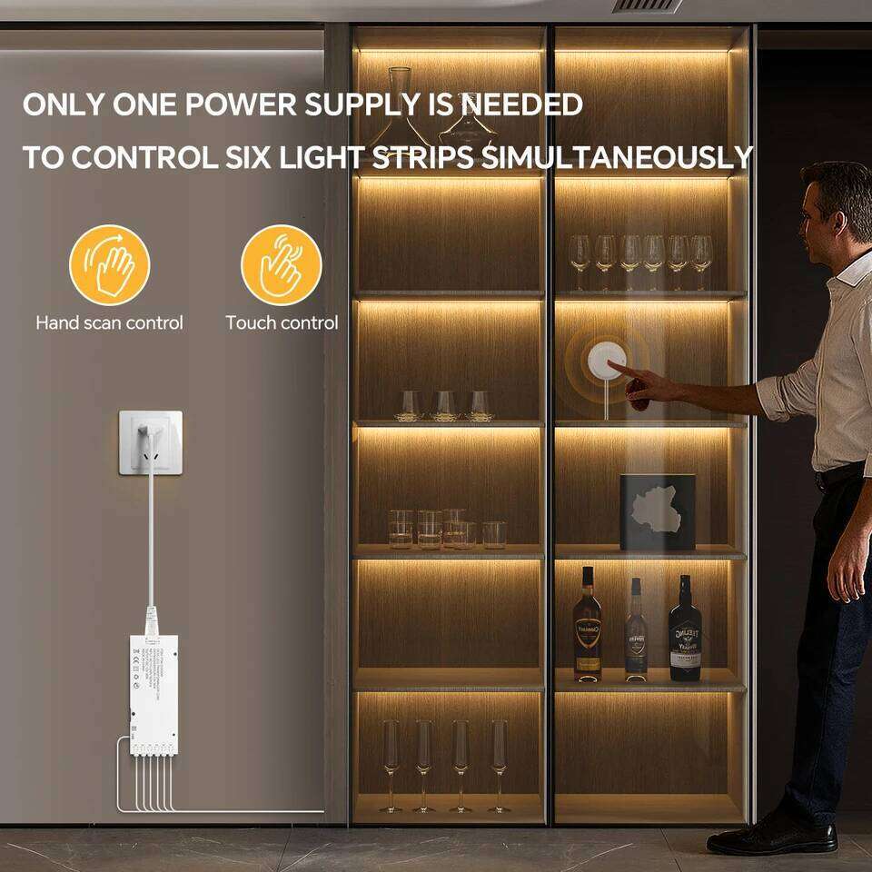 Embedded Acoustic Panel Decor Self-Adhesive Neon COB Strip Light Kit Wood Grain Grille Curtain Wall Backlight LED Tape Z260206