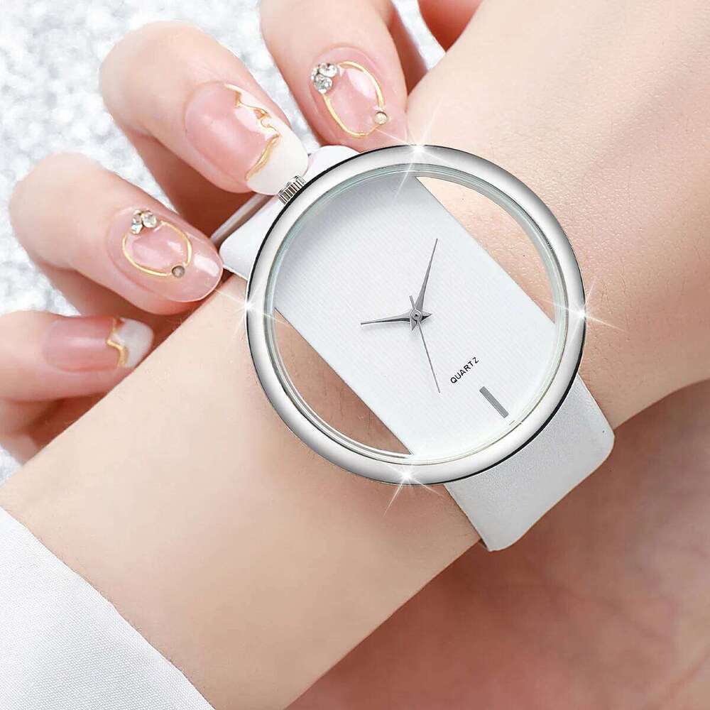 1/2/3PCS Fashion Watches Luxury Big Hollow-out Dial Quartz Watch for Women Clock Gift Relogio FemininoWithout Box Z260206