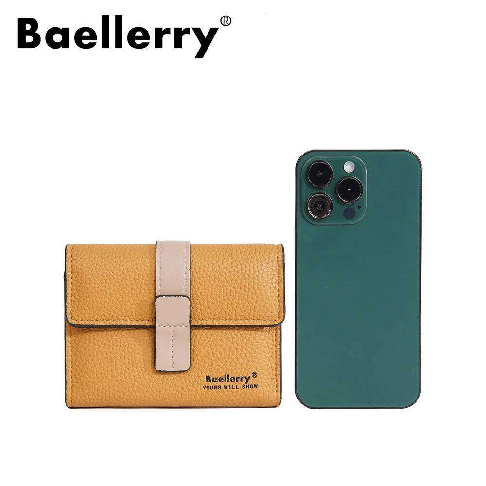 Cute Mini Color Block for Women, Ins Fashion Trifold Zip Around Coin Purse with Card Slots, Small Short Wallet Y260206