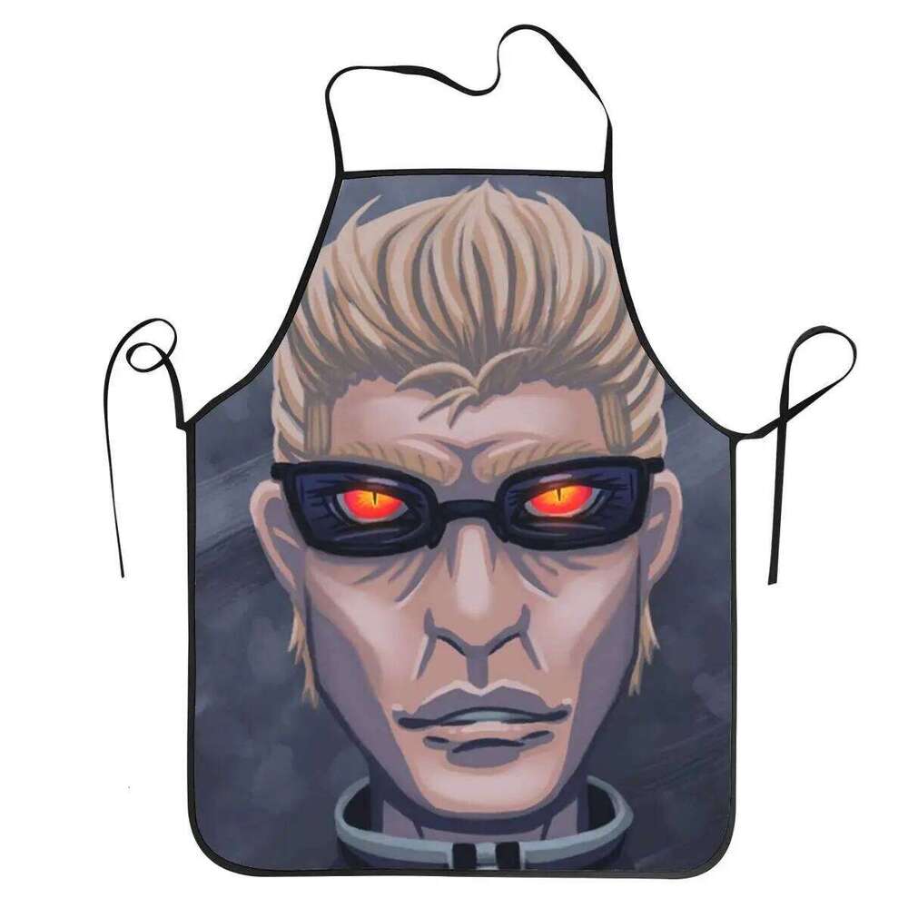 Wesker Resi Evil Apron Chef Cooking Baking Tablier Waterproof Bib Kitchen Cleaning Pinafore for Women Men Gardening S260205