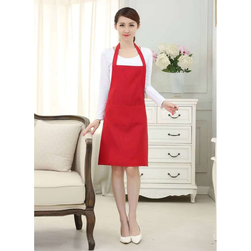 Waterproof Oil For Chef Women Men Apron With Pocket Sleeveless Aprons Kitchen accessories S260205