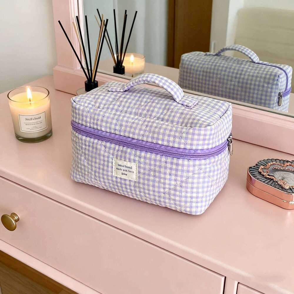 and Cosmetics Organizer Red Women's Bag Gifts for Women Makeup Bags Travel For Traveling Large Capacity Pouch Y260206