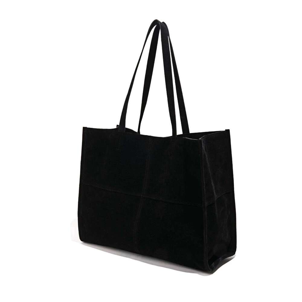 Large Capacity Suede Tote Retro Shoulder Bag High Quality Quilting Handbags and Purses Designer Bags for Women Shopper Y260205