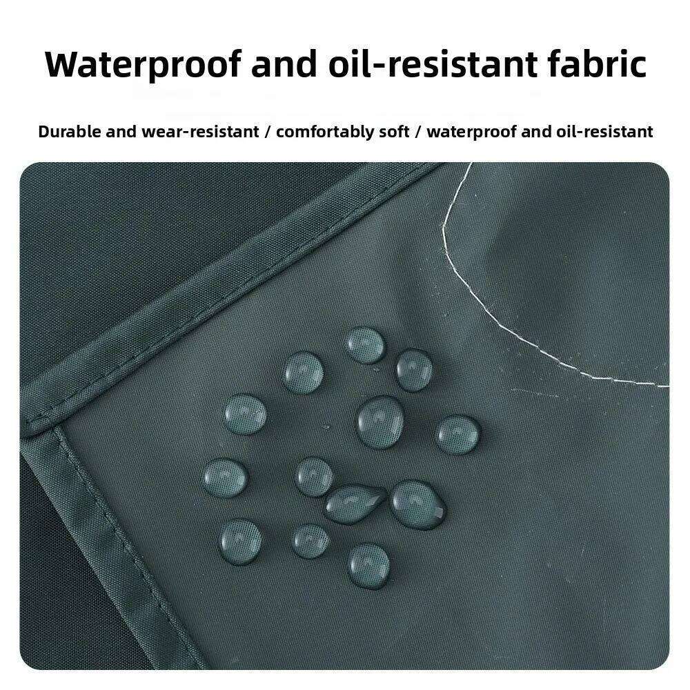 Avocado Apron Women's Kitchen Household Waterproof and Oil-proof Cooking Housework Waist Wiping Hand Strap Pocket Work Clothes S260205