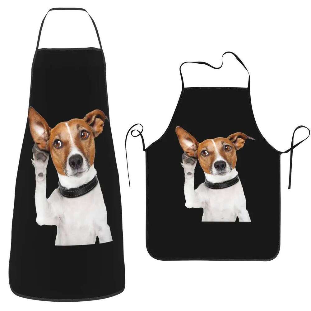 Jack Russell Terrier Dog Funny Aprons Chef Cooking Baking Tablier Waterproof Bib Kitchen Cleaning Pinafore S260205 630
