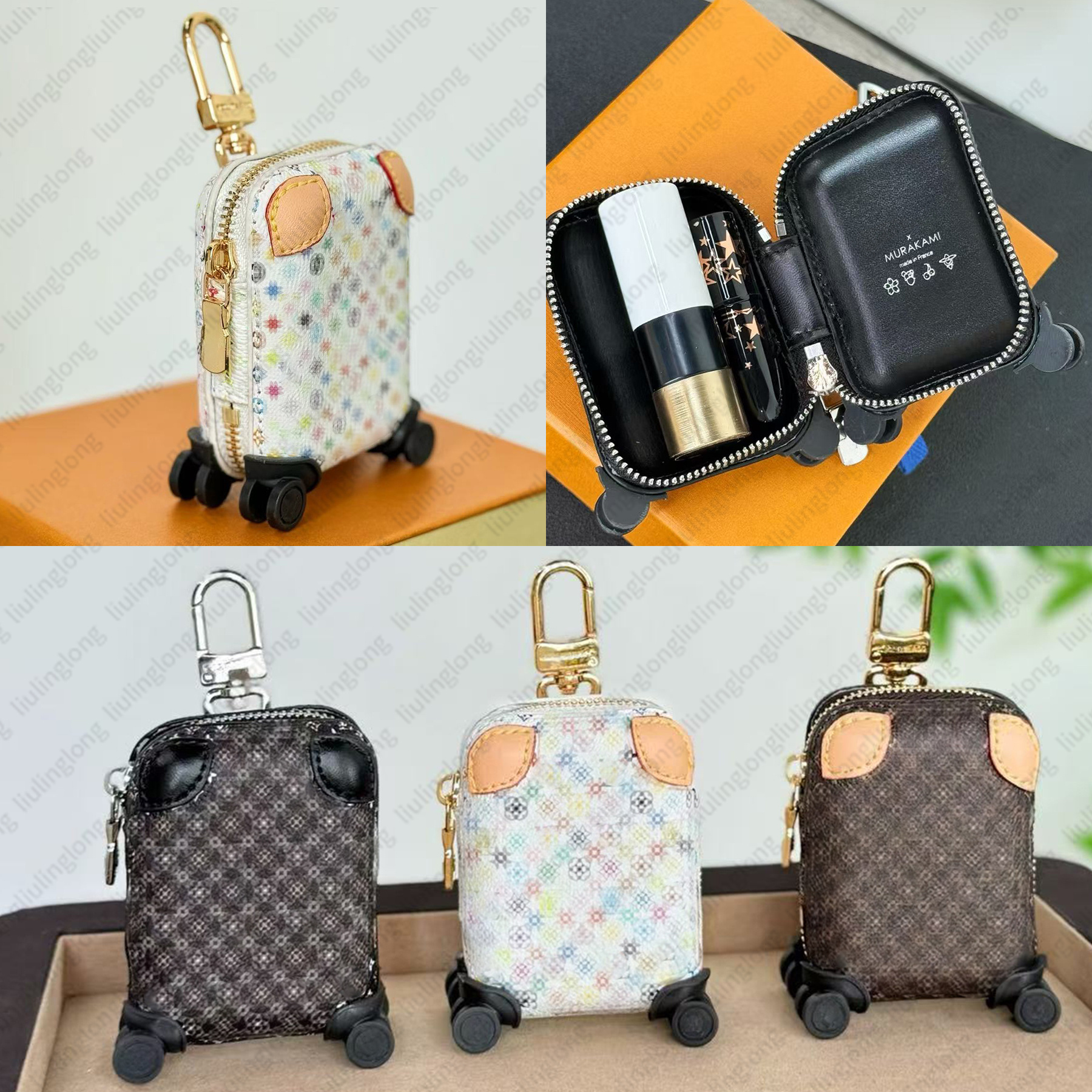 Designer TM Horizon Airpod Case Bag Charm Luxury Woman Multicolor Micro Bag Earphone Case Mini Key Wallet Lady Lipstick Pouch Coin Purse Charm M03745