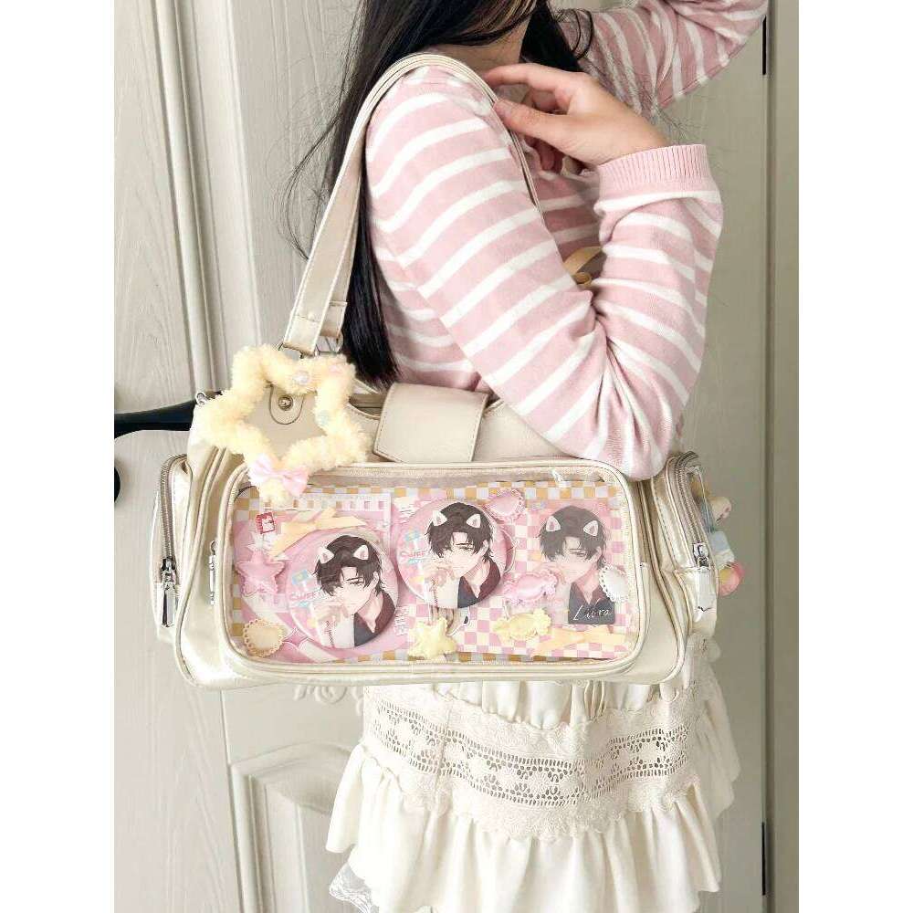 Original Daily underarm Versatile Messenger bags Transparent Bag for Female handbag designer bag Y260205