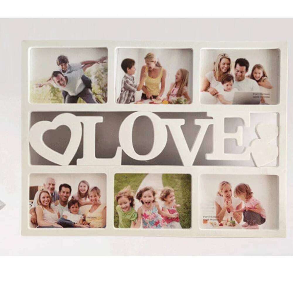 Frame Picture Collage Photo Frames Family Wall Tabletop Love Photosplastic Couples Multiple Hanging Onepictures Framed Multi S260205