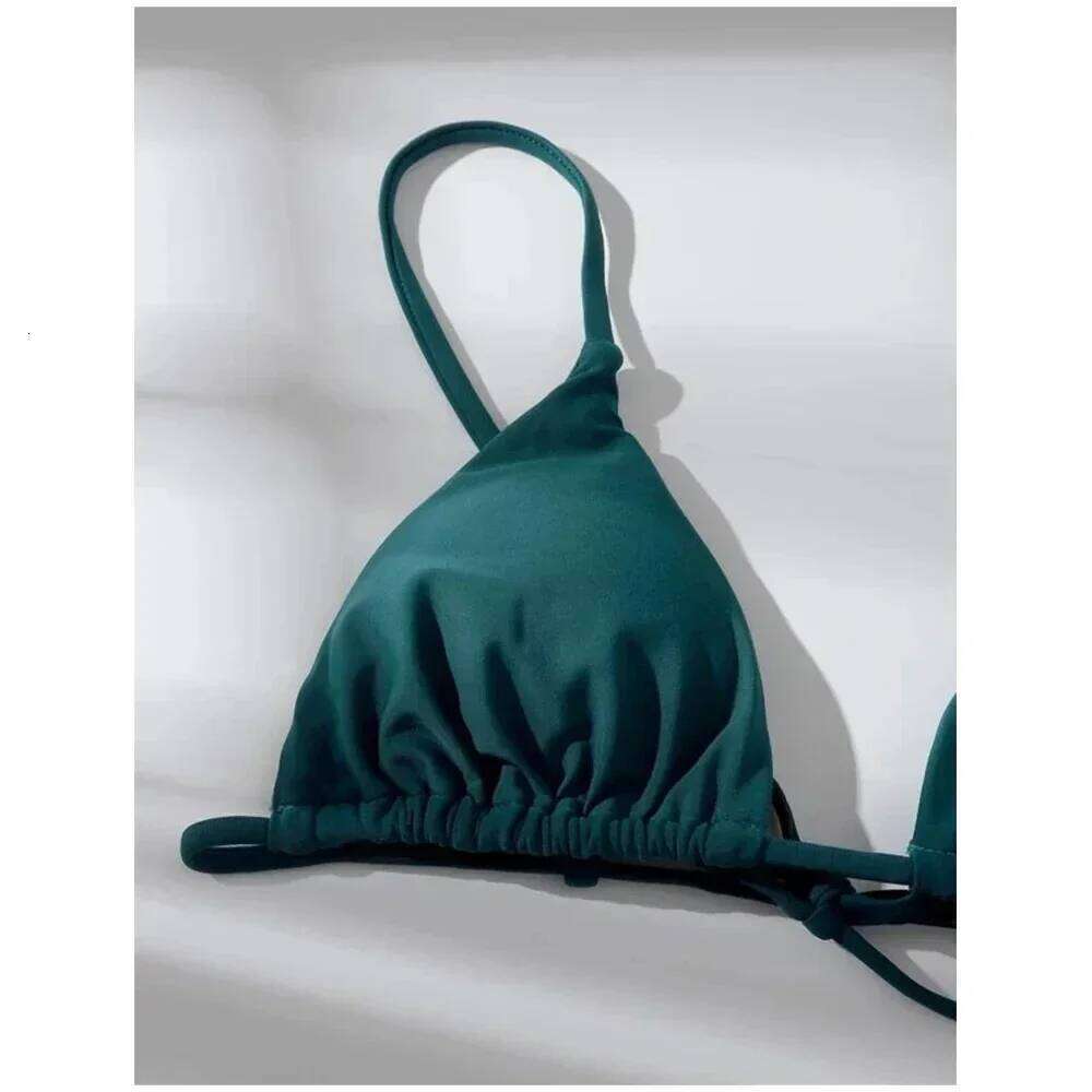 3 Pack Two Bottoms Push Up Bikini Sets Swimsuit For Women Sexy Low And Mid Waist Three Pieces Swimwear 2025 Bathing Suit Z260206