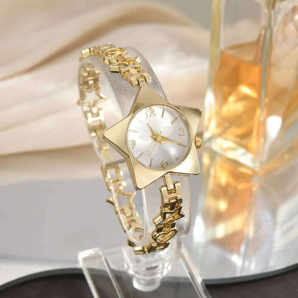 New Creative Fashion Simple Holiday Star Pentagram Bracelet Women's Quartz Watch Z260206