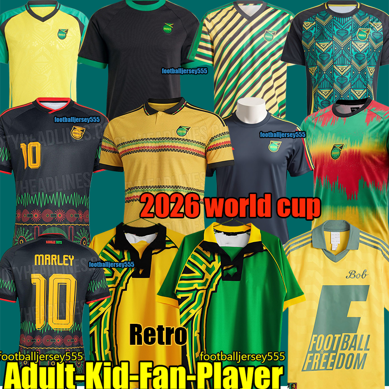 2026 Jamaica soccer jerseys 26 national football team Bailey ANTONIO Nicholson away training shirt Retro Kit 12 Jamaica 2024 collection T-Shirt S 4XL