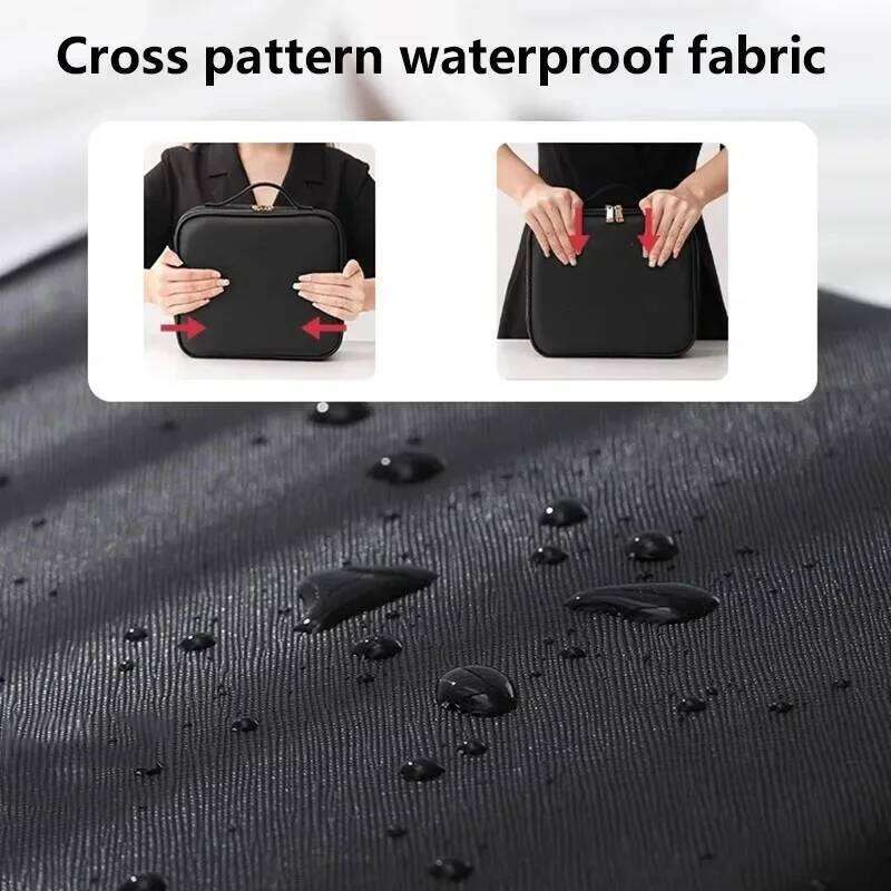 Professional Bag for Women PU Leather Cosmetic Bags Waterproof Manicure Toolbox Artist Travel Makeup Case Y260206