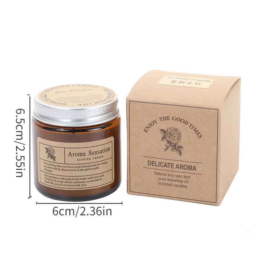 Handmade Soy Wax Aromatherapy Candle Valentines Mothers Day Christmas Birthday Graduation Lavender Scented Gift H260205