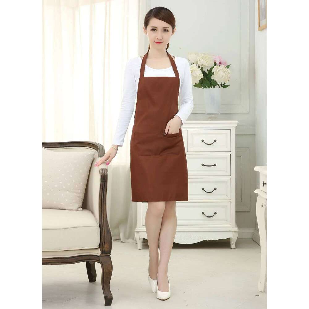 Waterproof Oil For Chef Women Men Apron With Pocket Sleeveless Aprons Kitchen accessories S260205