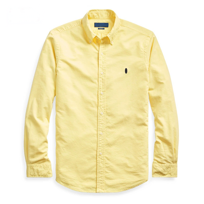 Luxury Men's Shirt Long Sleeve Embroidery Button Down Social Business Tshirts Solid Color Tops Blouse For Men Casual Daily Wear T260902 - view 3