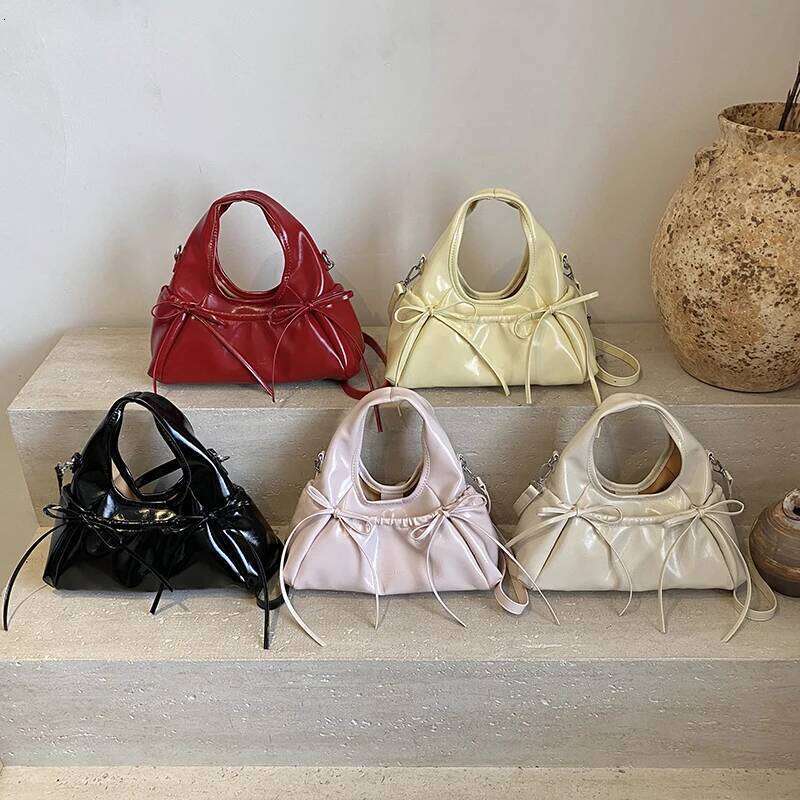 LFTSID Trendy Bow Shoulder 2025 Summer Yellow Underarm Daily Crossbody Bag Casual Ladies New in Handbags and Purses Y260205