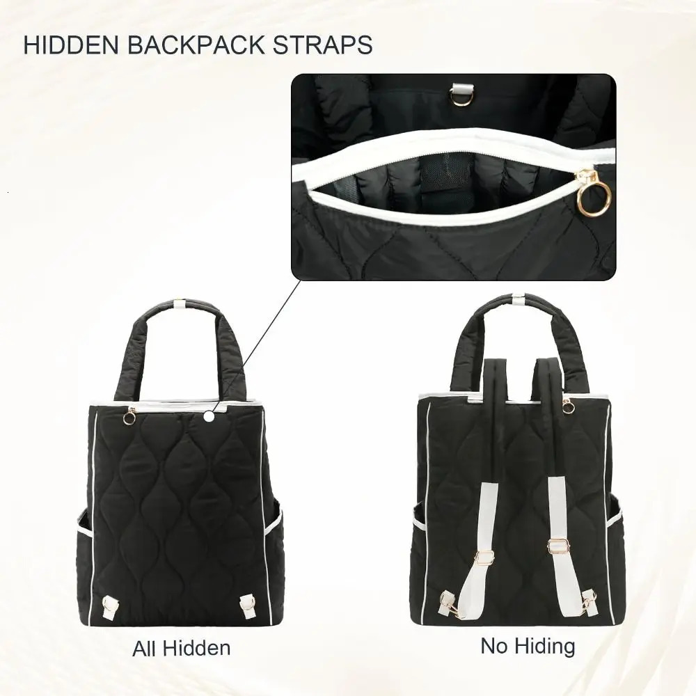 Extra-Large Tennis Tote Bag Lightweight Large Compartment Sports Bag Waterproof Multi-functional Tennis Racket Backpack Unisex 260130