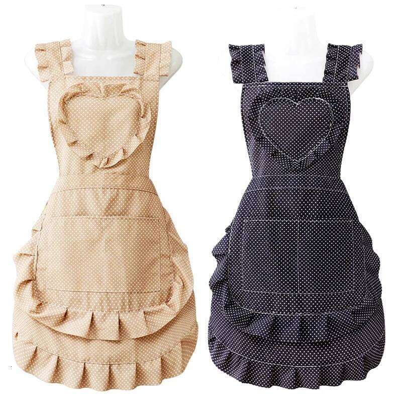 Cotton Canvas Apron Kitchen Household Small Fresh Female Fashion Wear-resistant Waist Breathable Anti-fouling Women's Overalls S260205