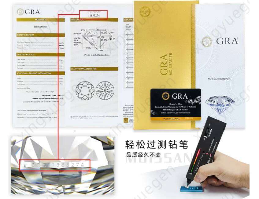 Real 925 Sterling Silver D Color Moissanite Ring Wedding Couple Rings Valentine's Day Anniversary Gift Unisex Band for Women Men W260206