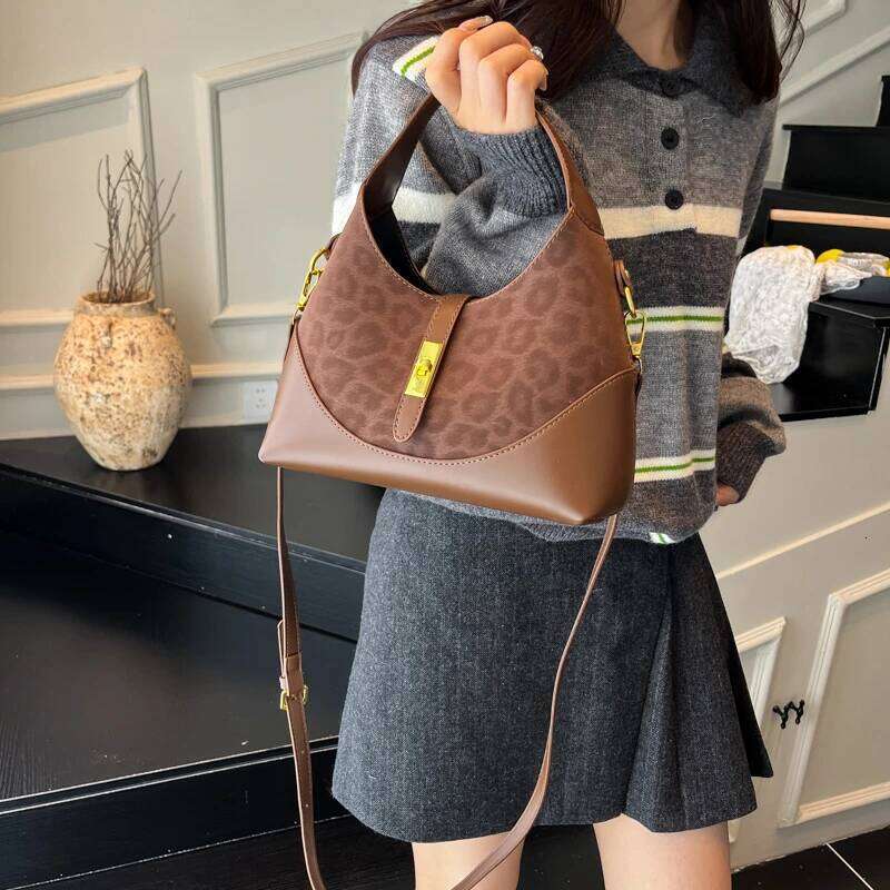 Women High End Luxury Elegant Leather Shoulder Bag Classic Fashion Tote Handbag Daily Crossbody Wear Y260205